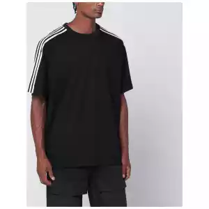 adidas Y-3 Black T-shirt in wool and nylon blend
