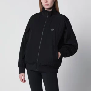 adidas Originals Oversize Nylon oversized bomber jacket in black nylon