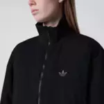 adidas Originals Oversize Nylon oversized bomber jacket in black nylon