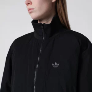 adidas Originals Oversize Nylon oversized bomber jacket in black nylon