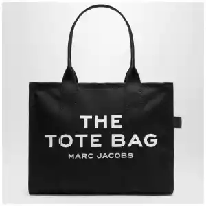 Marc Jacobs Black canvas large Tote Bag