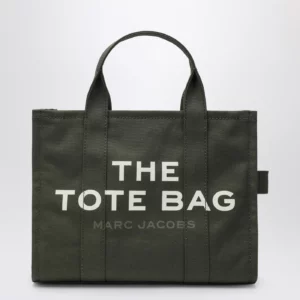 Marc Jacobs Medium Forest Green canvas tote bag