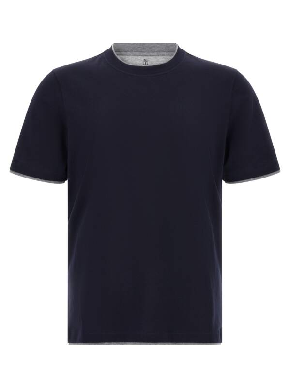 Brunello Cucinelli Double Layer T-shirt