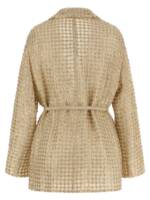 Brunello Cucinelli Dazzling Net Embroidery Organza Blazer