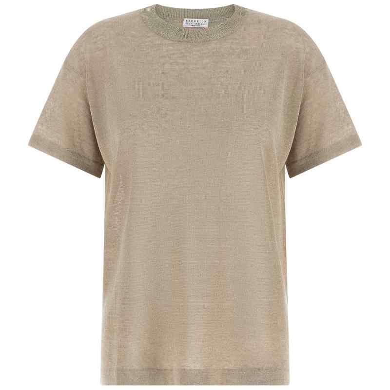 Brunello Cucinelli Dazzling Collar Sweater