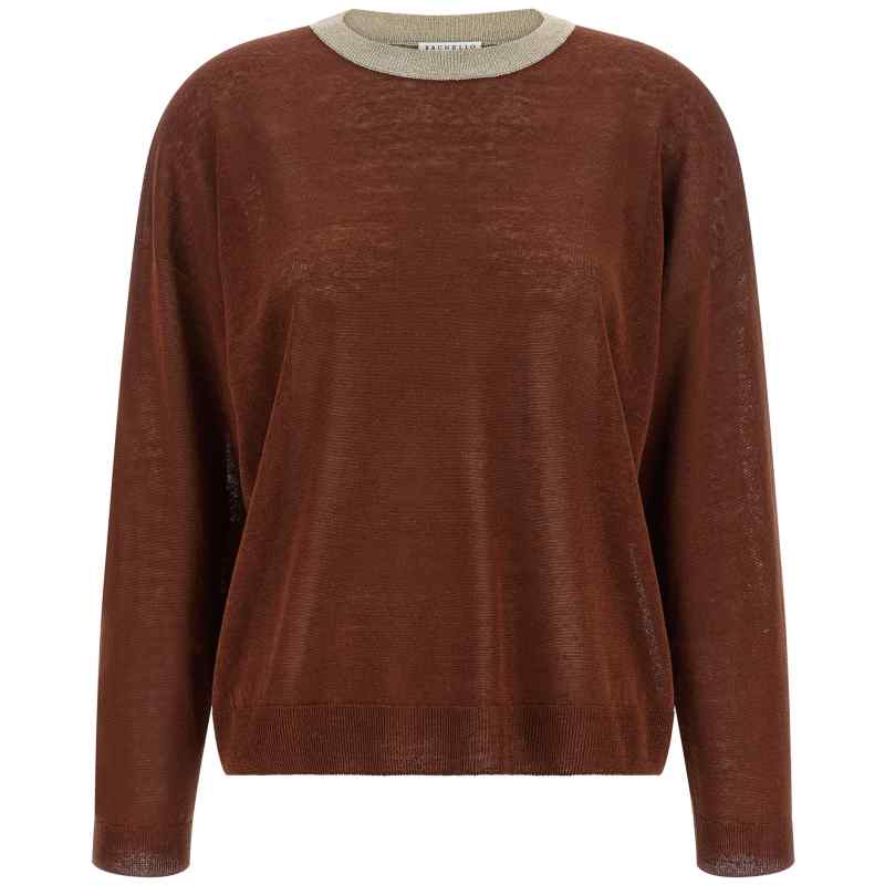 Brunello Cucinelli Dazzling Collar Sweater