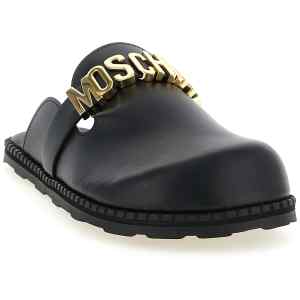 Moschino Leather Sabots