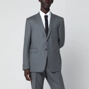 Thom Browne Grey single-breasted wool jacket