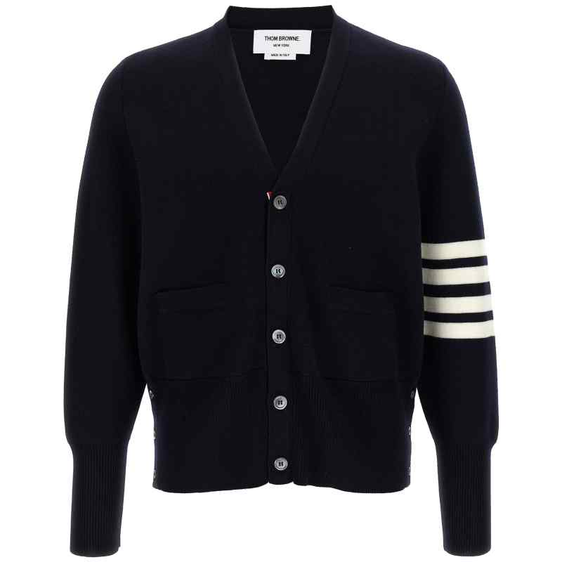 Thom Browne 4-bar Wool Cardigan