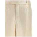 Brunello Cucinelli Lamé Linen Pants