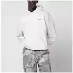 Represent Cream cotton hoodie with logo