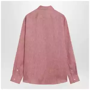 Brunello Cucinelli Orange linen shirt