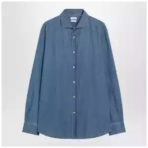 Brunello Cucinelli Light blue Easy Fit denim shirt