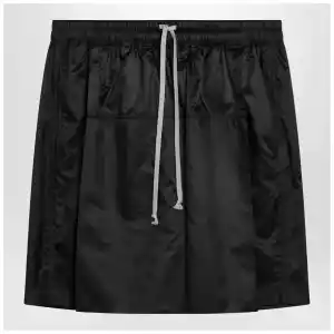 Moncler + Rick Owens Black drawstring kilt Shorts