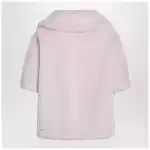 Max Mara Dusty beige boxy Teddy cape