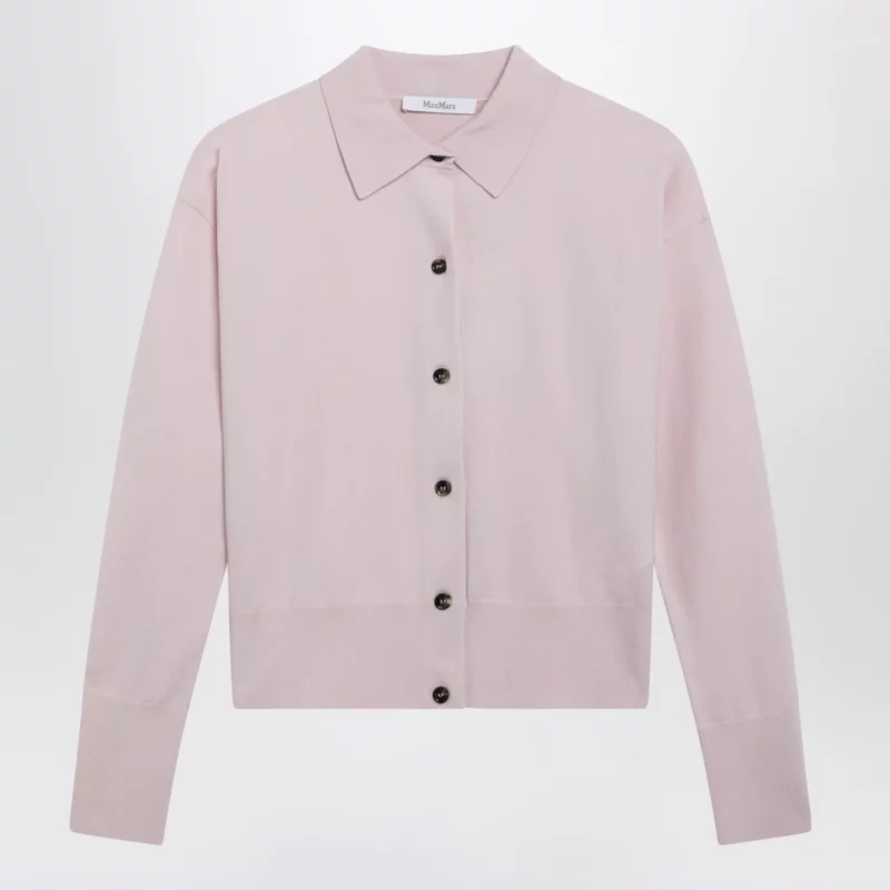 Max Mara Pink wool-blend cardigan