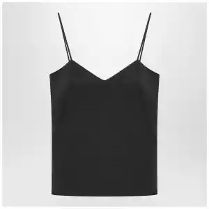 Max Mara Blue silk tank top