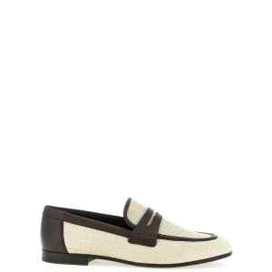 Brunello Cucinelli Raffia Loafers