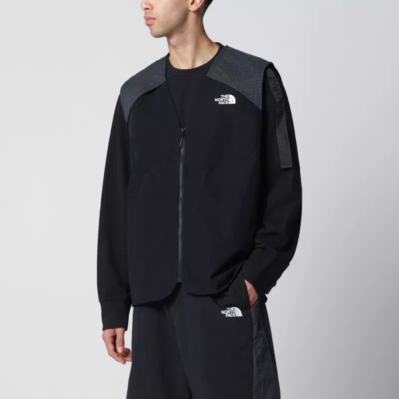 The North Face NSE Tech WindWall vest in nylon-cotton black
