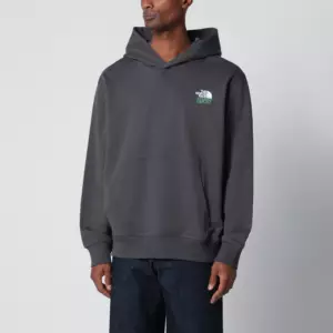 The North Face 1966 Motion Relaxed graphic cotton hoodie in grey