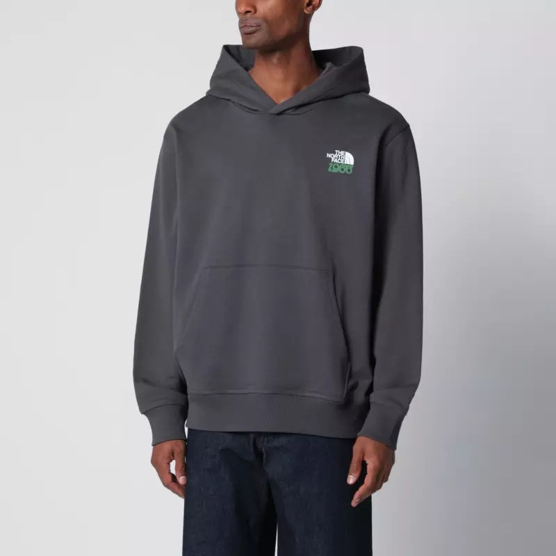 NF0A8GAJCO_S_NORTH-RHI.a The North Face 1966 Motion Relaxed graphic cotton hoodie in grey