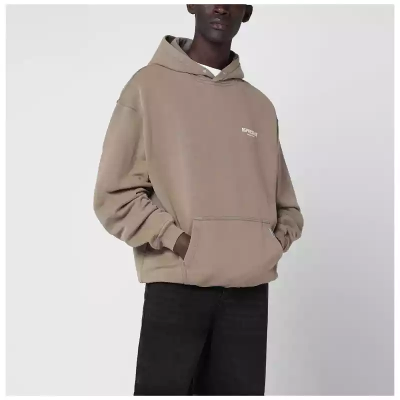 Represent Light brown oversized hoodie