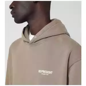 Represent Light brown oversized hoodie