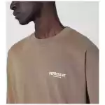 Represent Light brown cotton T-shirt with logo