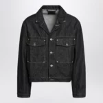 LEMAIRE Trucker denim jacket with contrast stitching