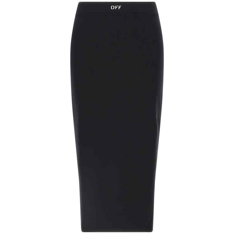 Off White Logo Skirt