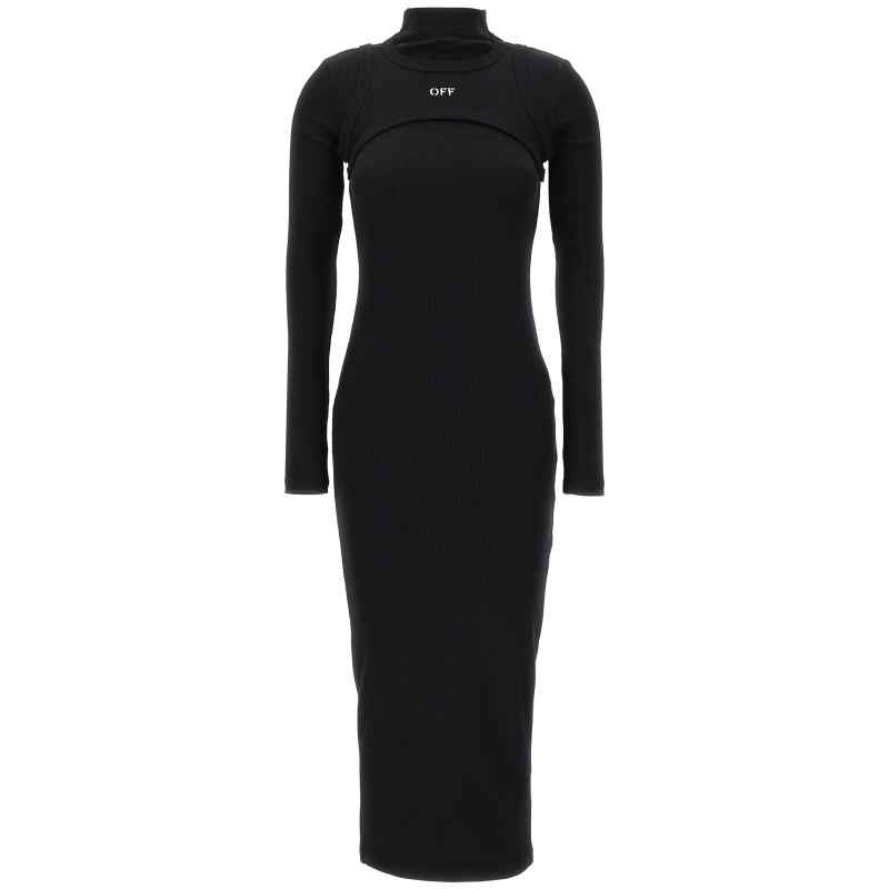 Off White Off Stamp Dress