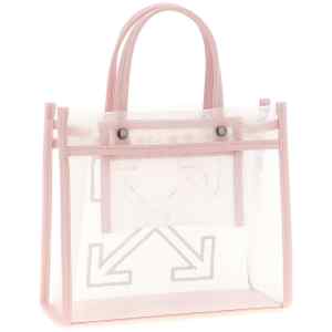 Off White Small Market Shopping Bag