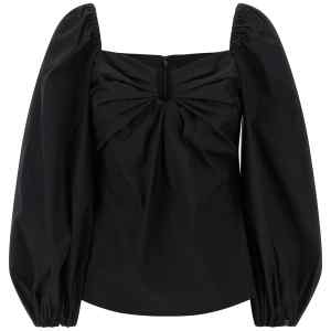 Carolina Herrera Puff Sleeve Top