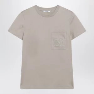 Max Mara Sand cotton jersey T-shirt