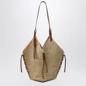 ISABEL MARANT Tampa shopping bag in raffia