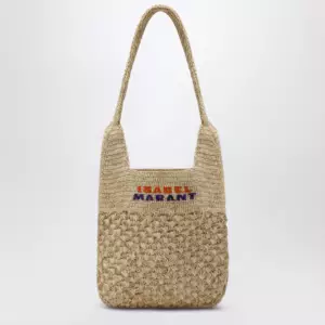ISABEL MARANT Small Praia bag in natural raffia