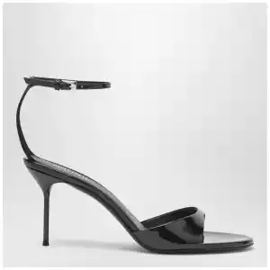 Paris Texas Lidia black patent leather sandal