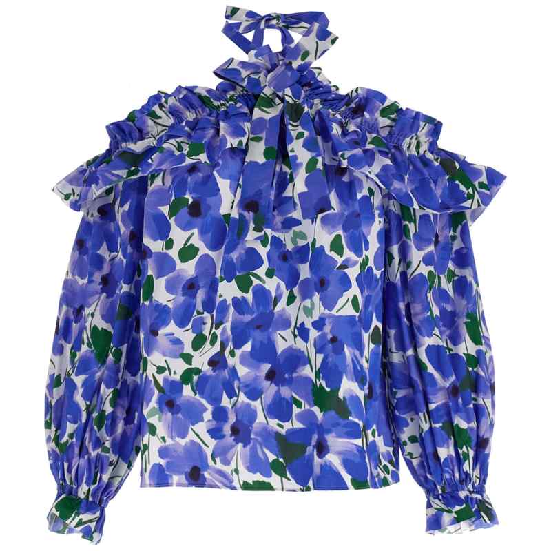 Carolina Herrera Floral Top