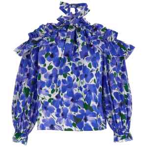 Carolina Herrera Floral Top