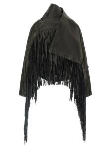 Rick Owens Cropped Scarf Flight Jacket