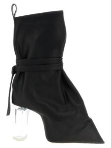 Rick Owens Tied Taco Kiss Ankle Boots