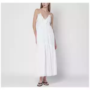ISABEL MARANT Étoile White Vasma cotton-voile dress