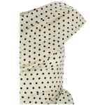Self-Portrait Polka Dot Satin Tie Side Mini Dress