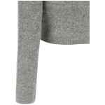 Self-Portrait Grey Fluffy Crystal Trim Cardigan