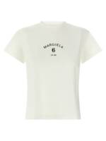 Mm6 Maison Margiela Logo Print T-shirt