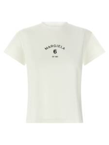 Mm6 Maison Margiela Logo Print T-shirt