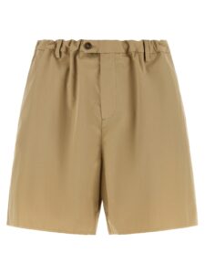 Mm6 Maison Margiela White Stitch Line Shorts