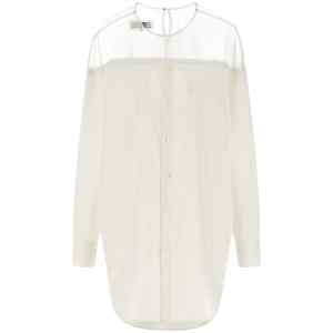 Mm6 Maison Margiela Tulle Insert Shirt