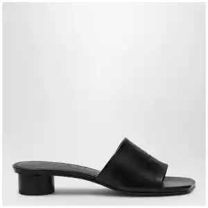 MM6 Maison Margiela Black Anatomic sandals with low heel