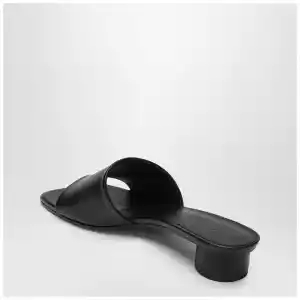 MM6 Maison Margiela Black Anatomic sandals with low heel